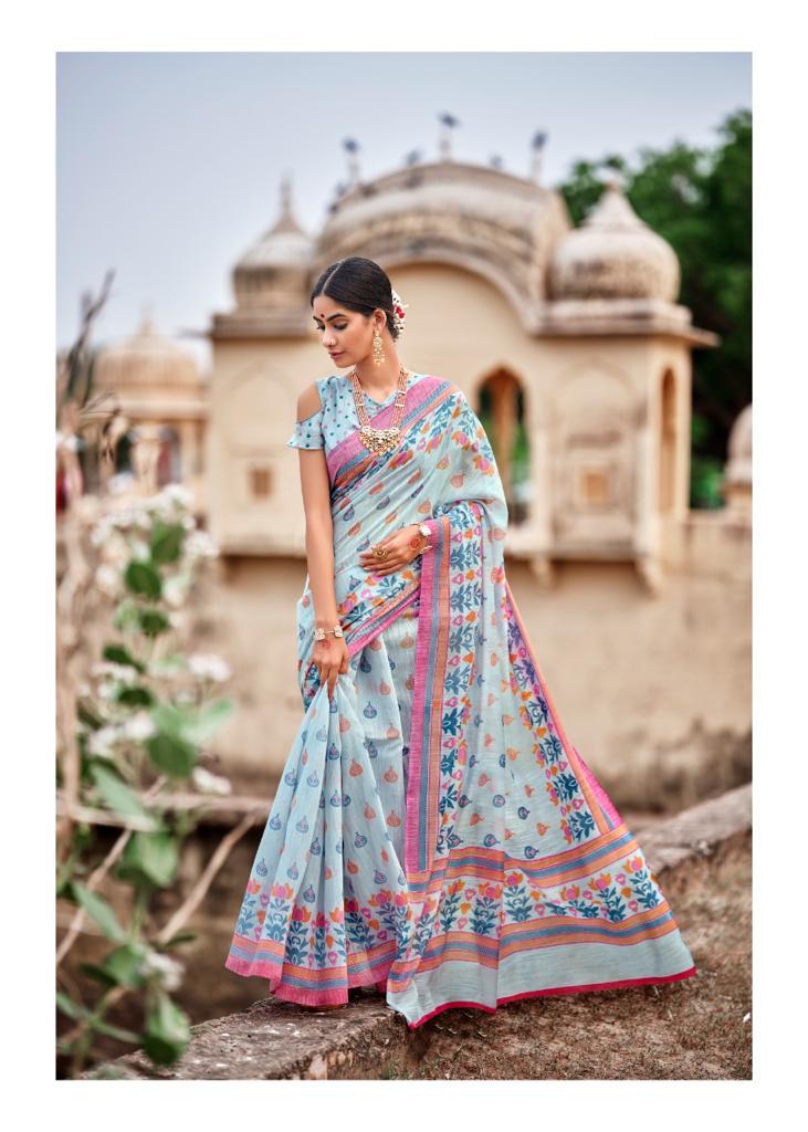 lt fashion nirvata cotton exclusive print saree catalog