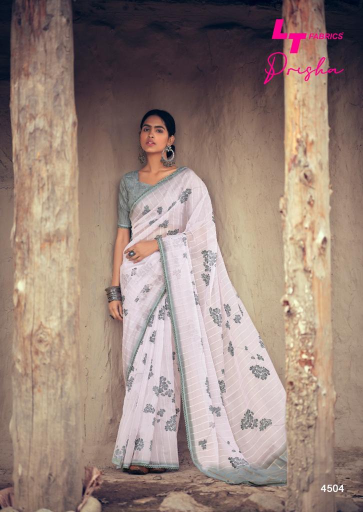 lt fashion prisha organza Silk graceful look saree catalog