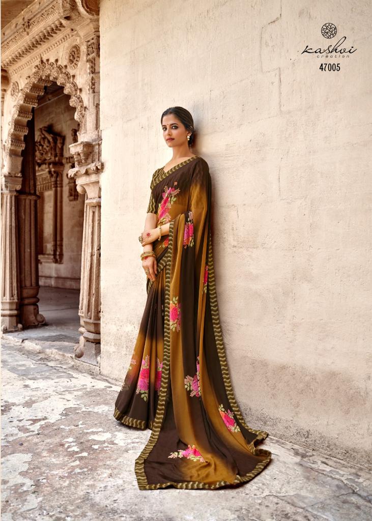 lt kashvi creation aashiyana wightless exclusive print saree catalog