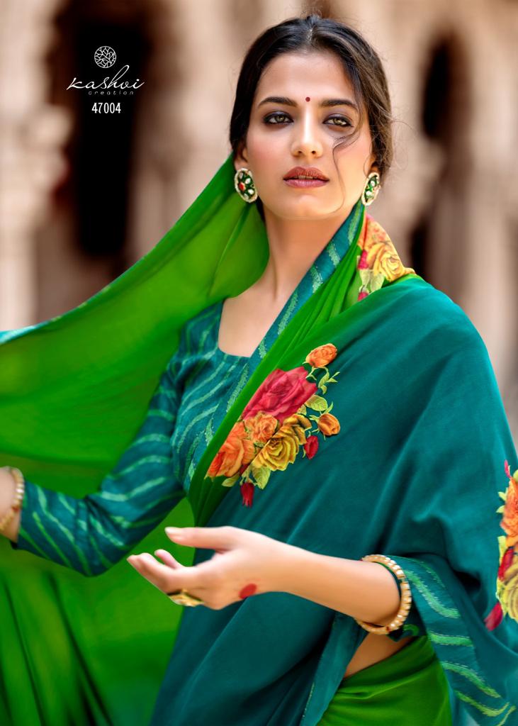 lt kashvi creation aashiyana wightless exclusive print saree catalog