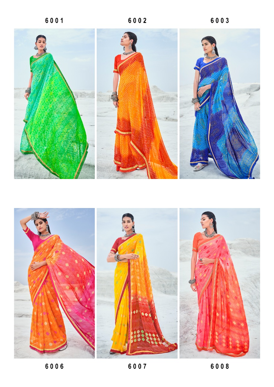 lt kashvi creation agastya georgget elegant print saree catalog