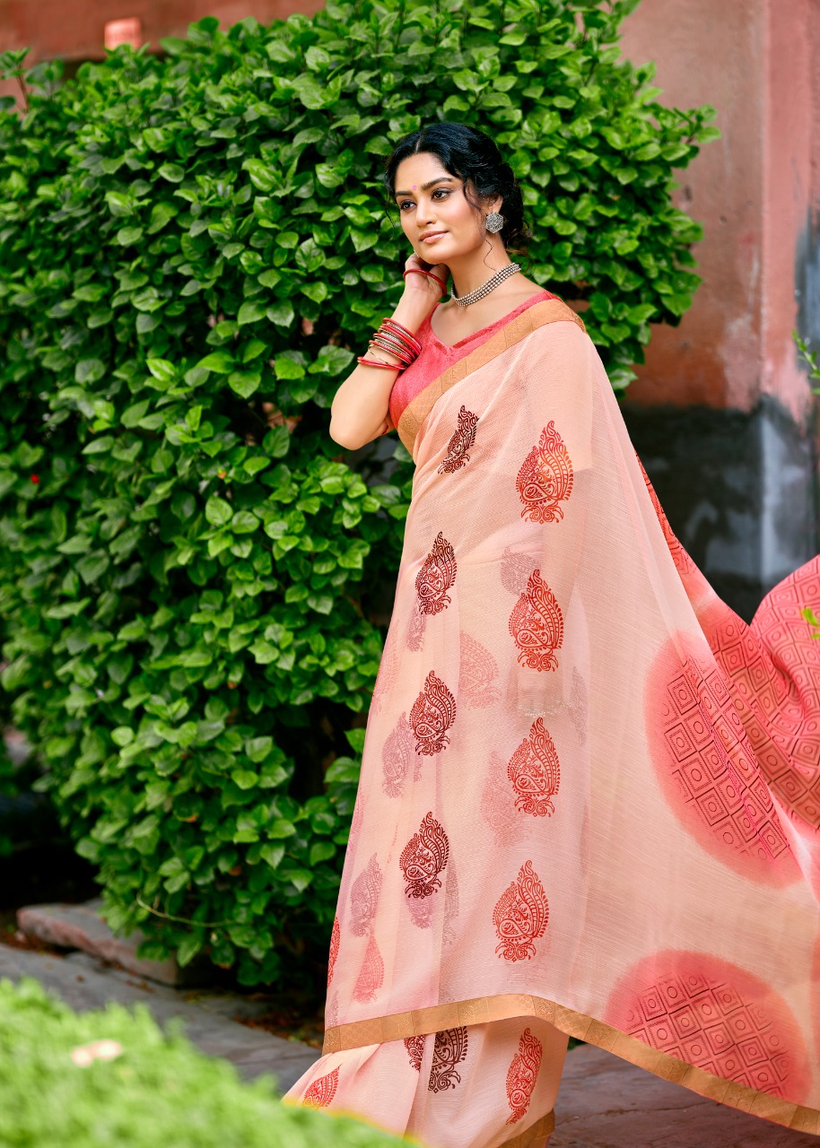 lt kashvi creation antara shiffon exclusive print saree catalog