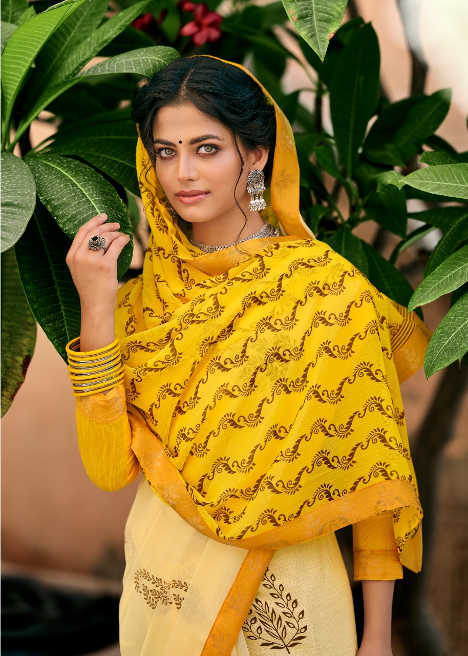 lt kashvi creation antara shiffon exclusive print saree catalog