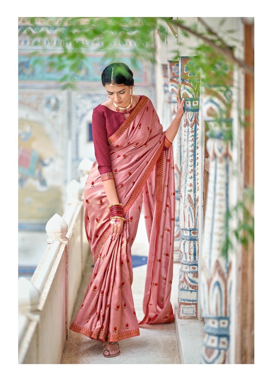 lt kashvi creation karigari vichitra jari regal look saree catalog