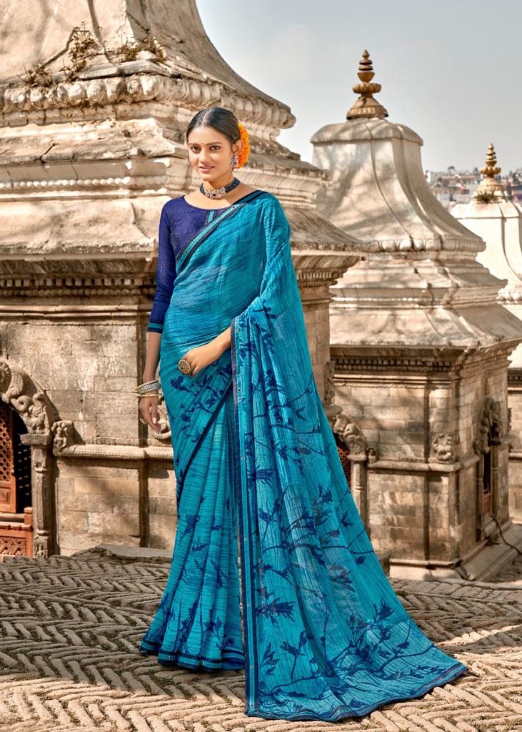 lt kashvi creation lavanya Weightless astonishing print saree catalog