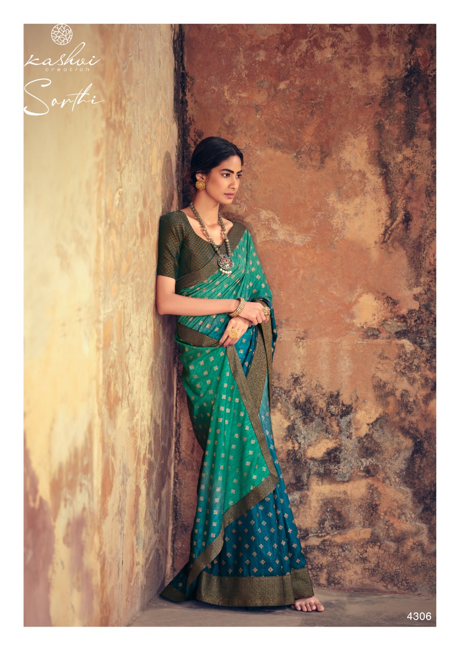 lt kashvi creation sarthi visoce silk regal look saree catalog