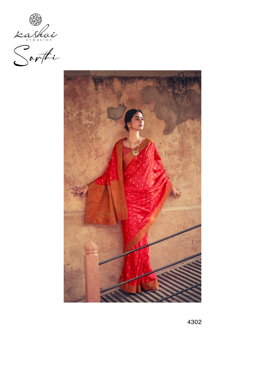 lt kashvi creation sarthi visoce silk regal look saree catalog