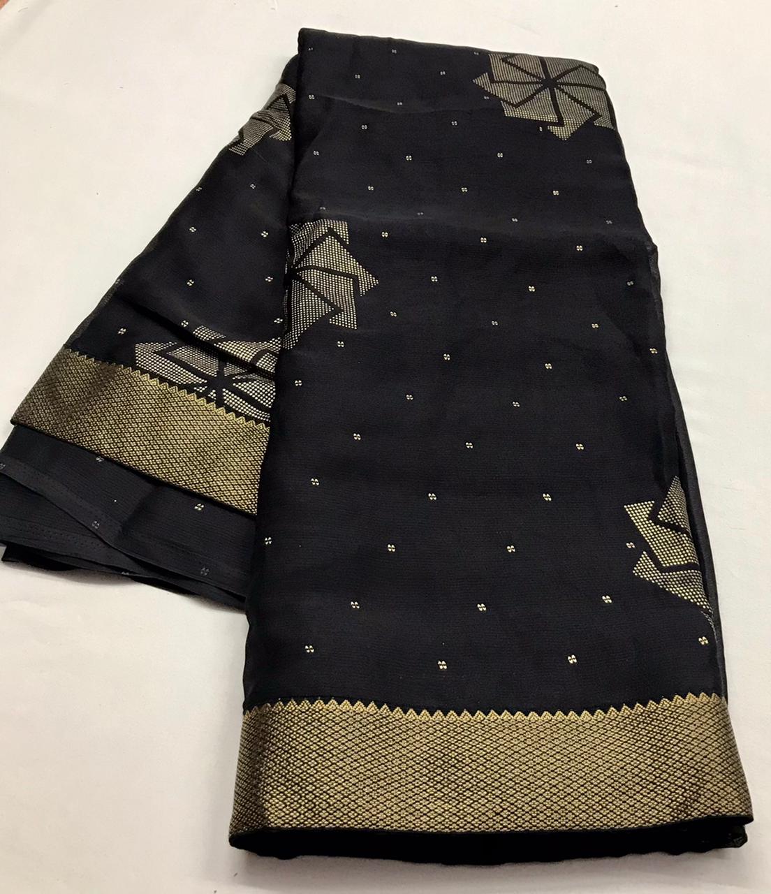 lt kashvi creation teerth moss shiffon decent look saree catalog