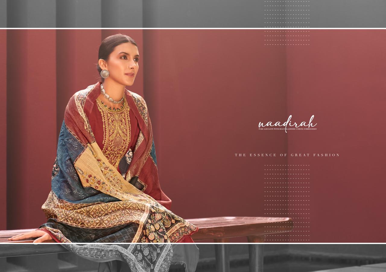 mumtaz arts naadirah hit list jam satin astonishing style salwar suit catalog