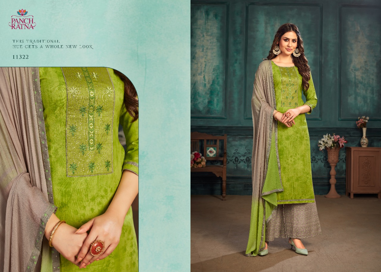 panch ratna tasvir cotton  elegant salwar suit catalog