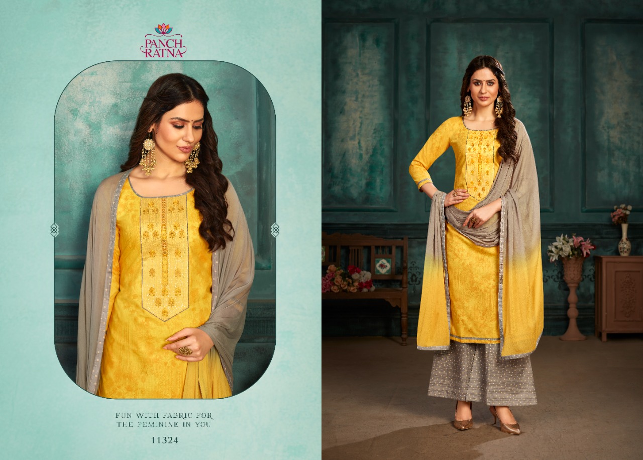 panch ratna tasvir cotton  elegant salwar suit catalog