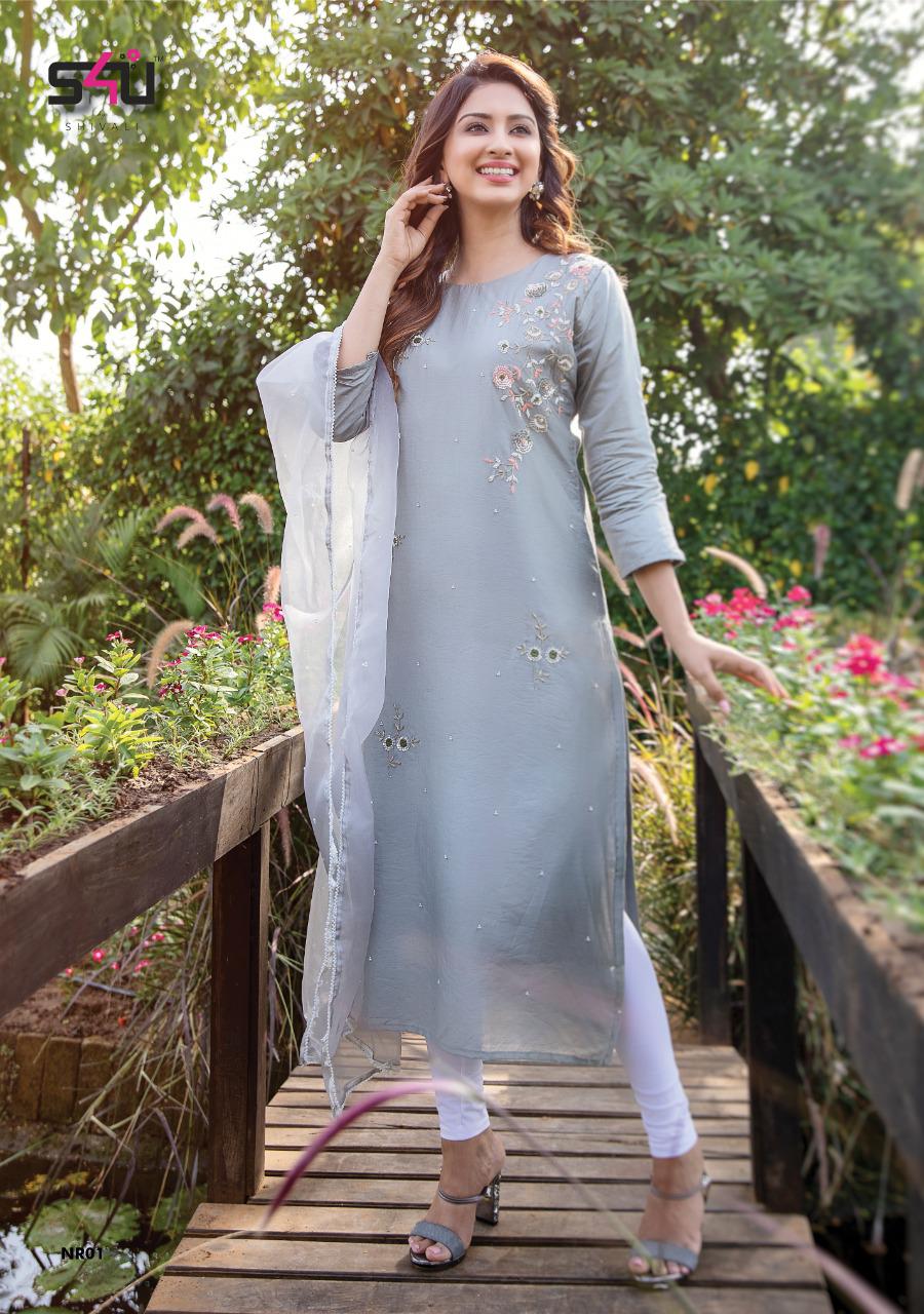 S4u noor muslin astonishing kurti catalog