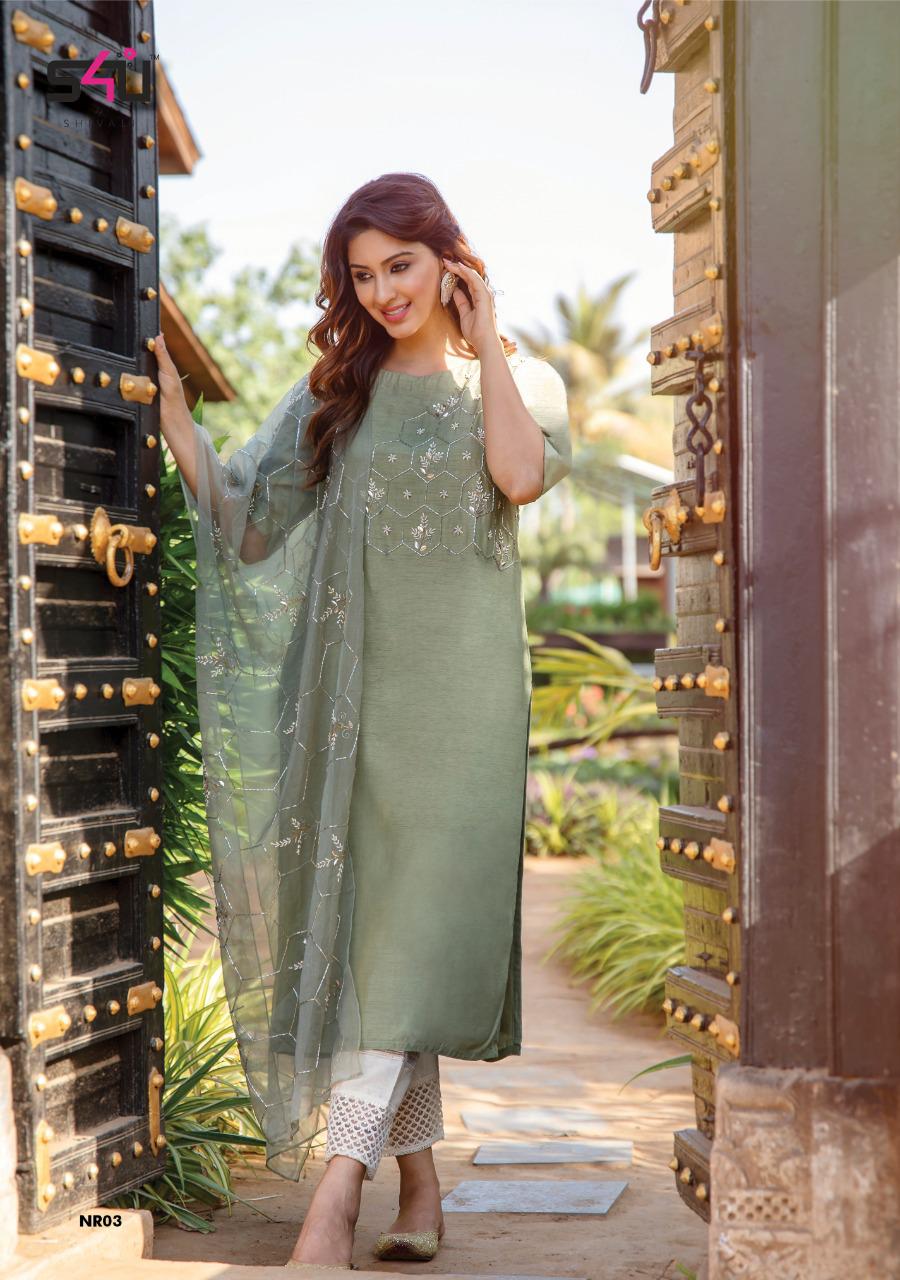 S4u noor muslin astonishing kurti catalog