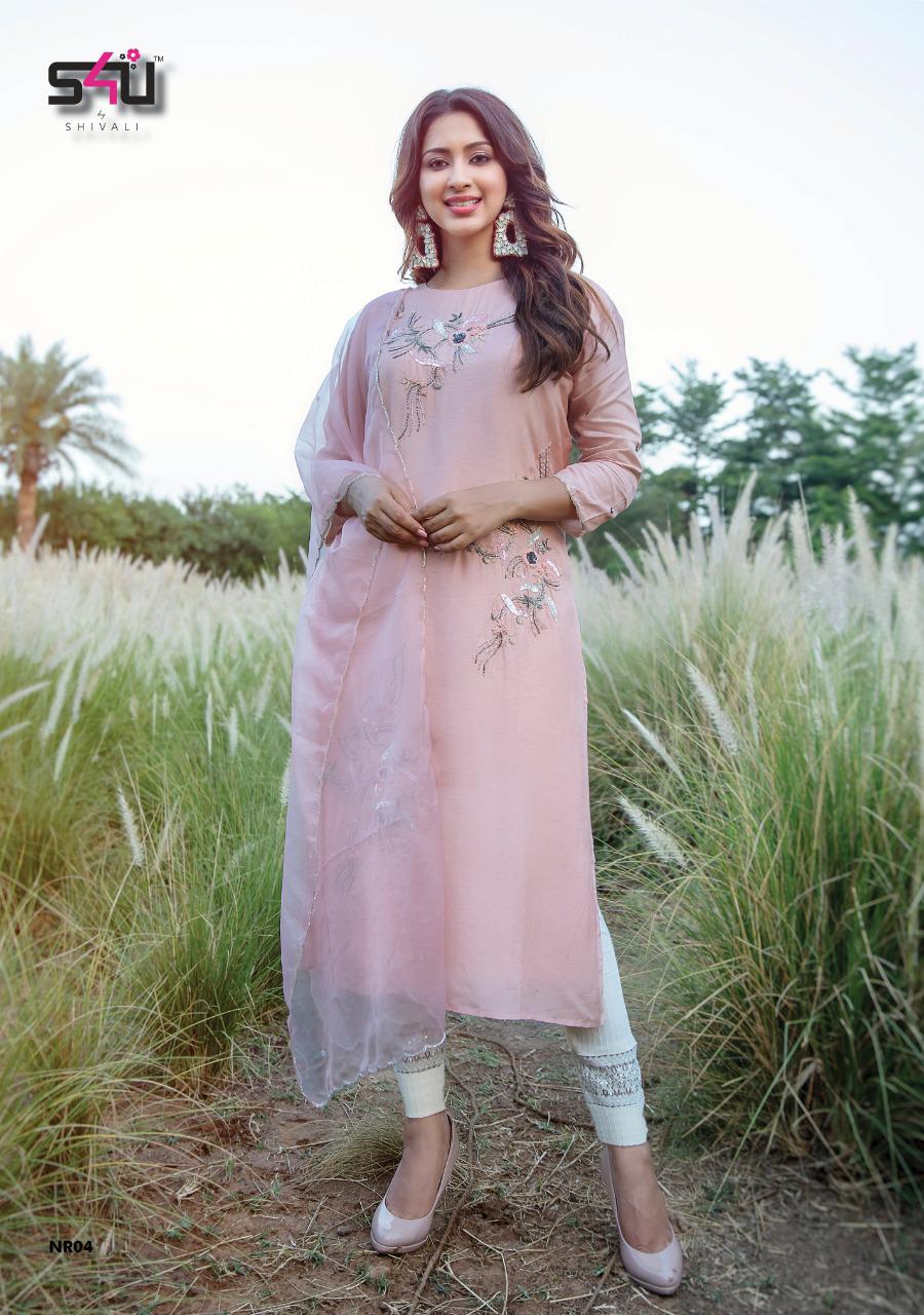 S4u noor muslin astonishing kurti catalog