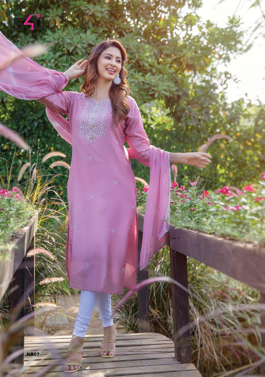 S4u noor muslin astonishing kurti catalog