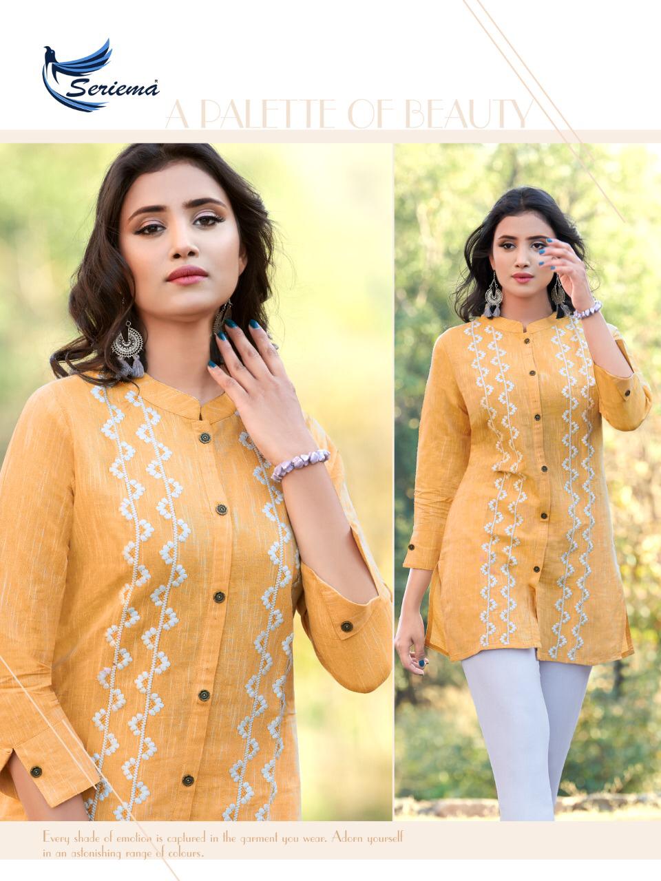 seriema topsy tipsy cotton classic trendy look kurti catalog