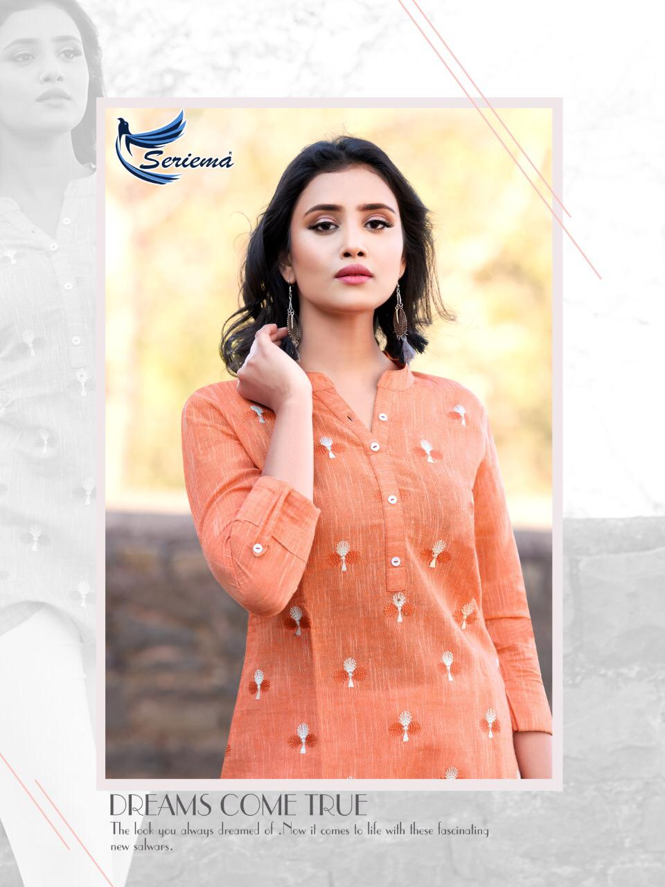 seriema topsy tipsy cotton classic trendy look kurti catalog