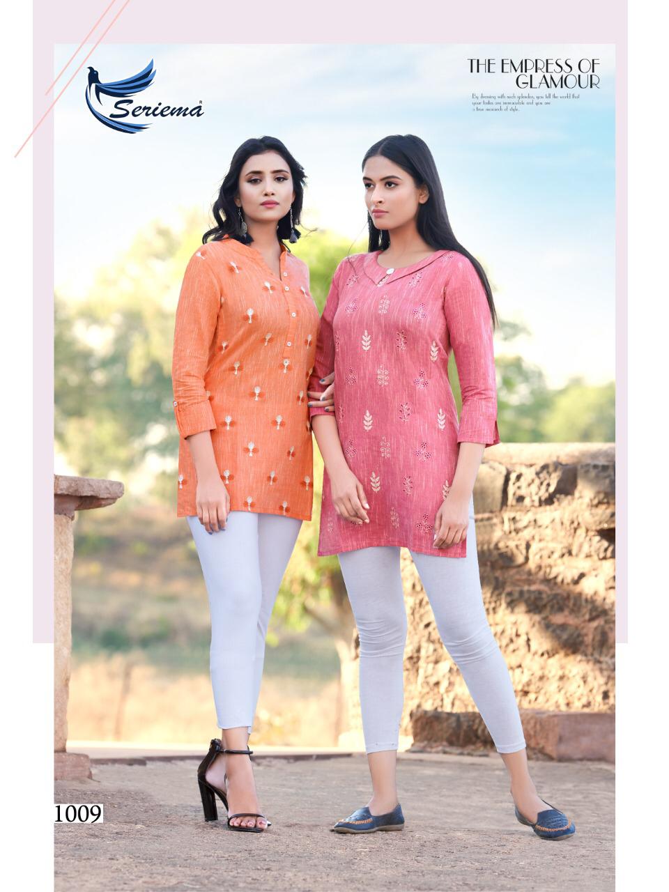 seriema topsy tipsy cotton classic trendy look kurti catalog