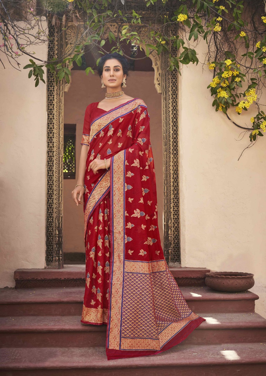 shakunt weaves aarshiv cotton iinovative style saree catalog