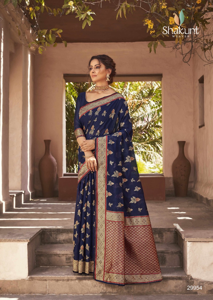 shakunt weaves aarshiv cotton iinovative style saree catalog