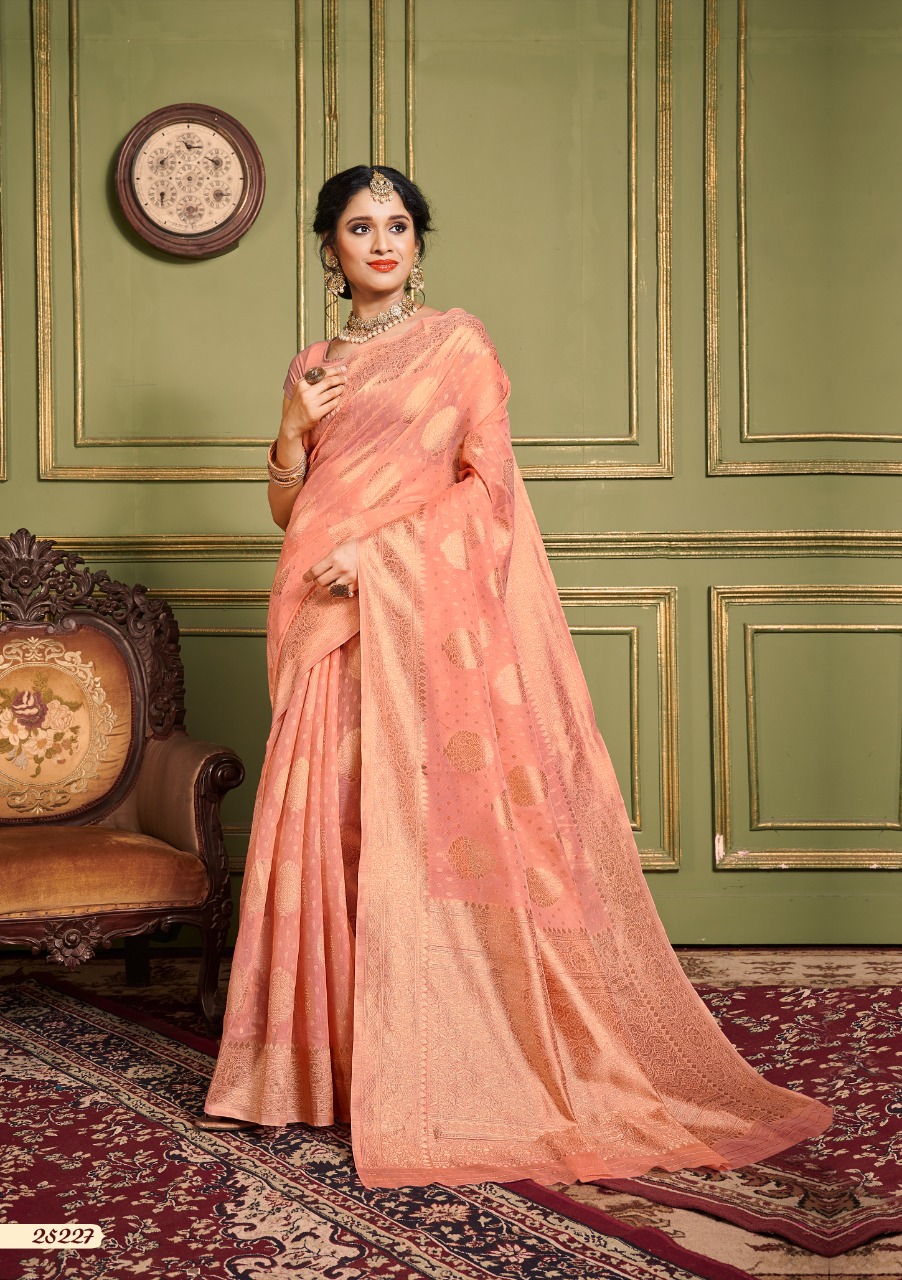 shakunt weaves ambaar cotton decent look saree catalog