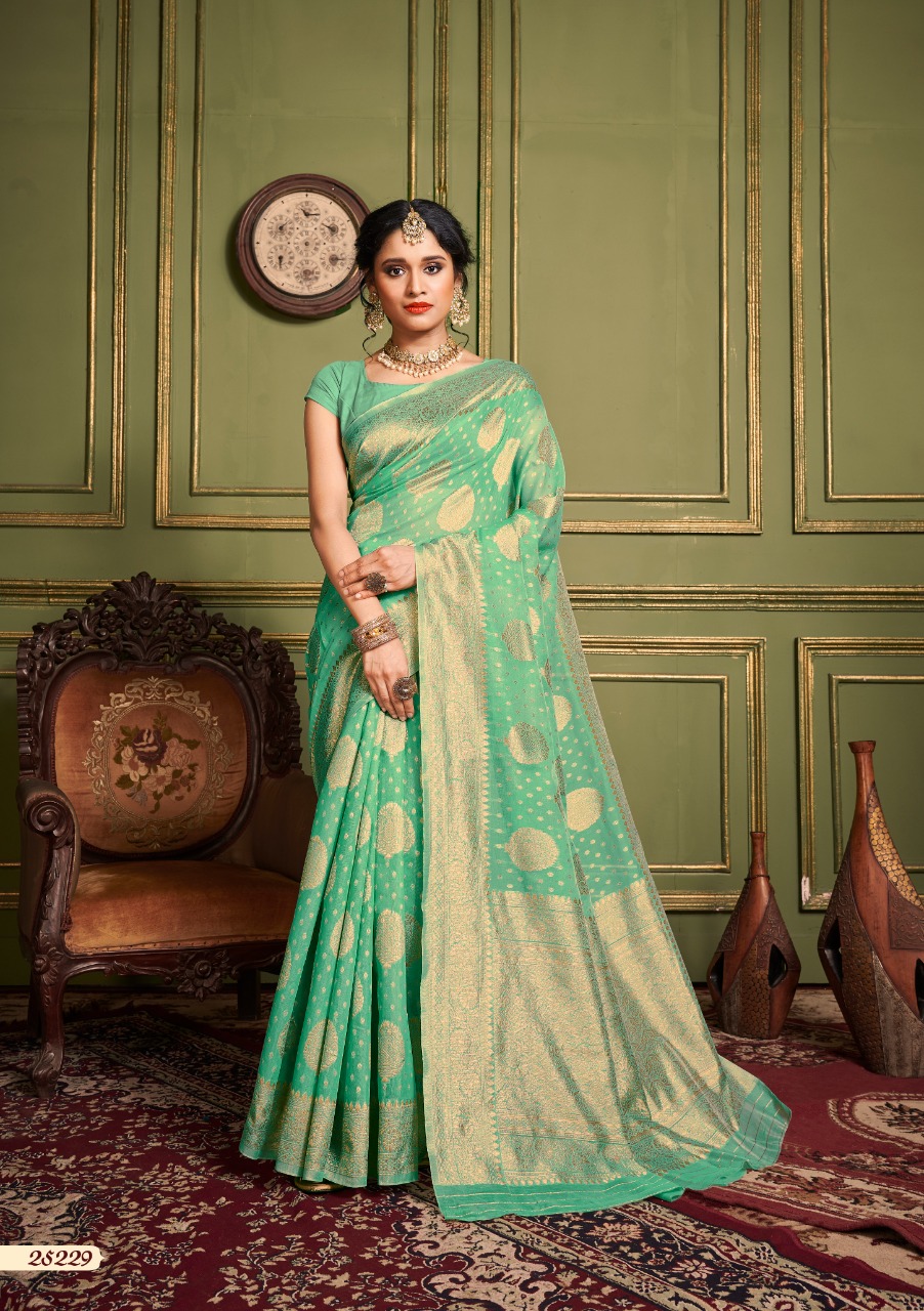 shakunt weaves ambaar cotton decent look saree catalog