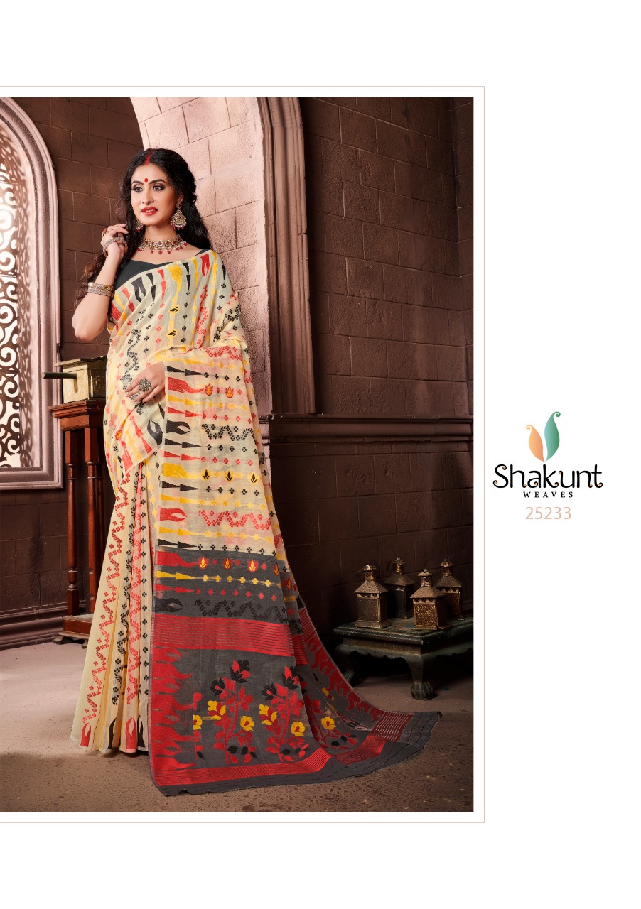 shakunt weaves bhavini cotton gorgeous look saree catalog