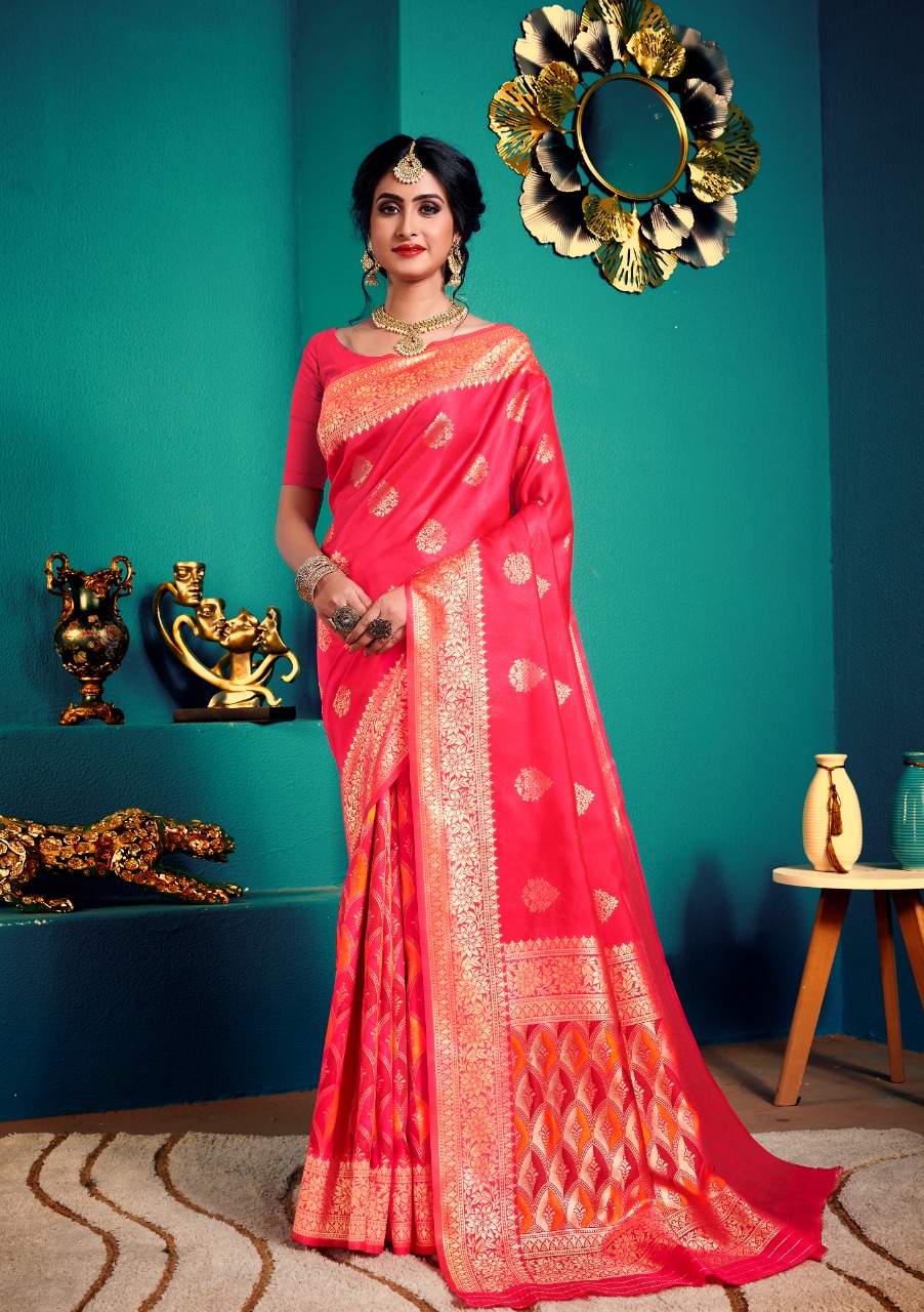 shakunt weaves daaman art silk catchy print saree catalog