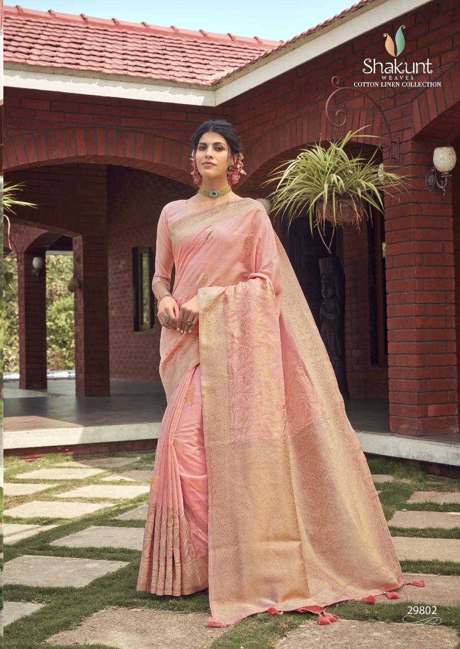 shakunt weaves jasvika  cotton elegant saree catalog