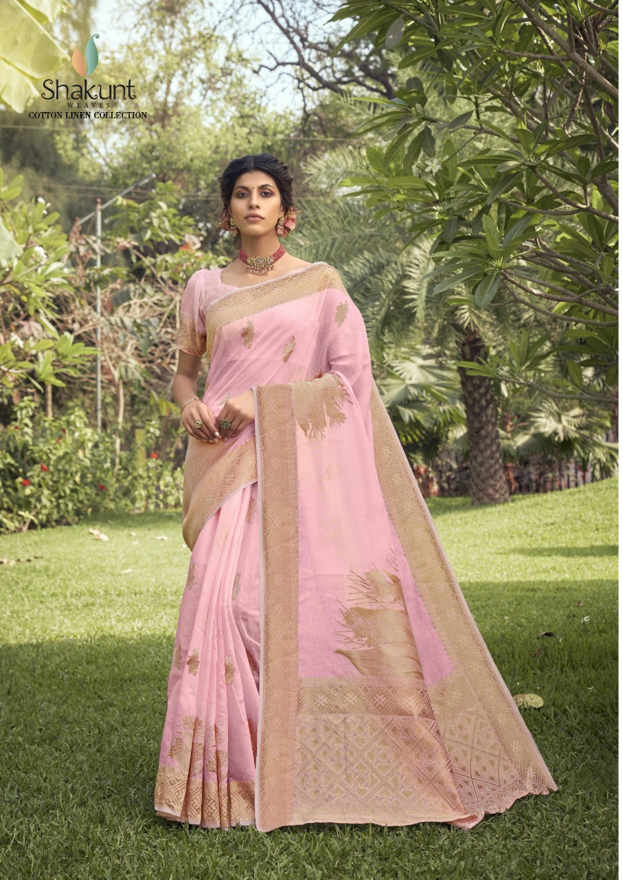 shakunt weaves jasvika  cotton elegant saree catalog