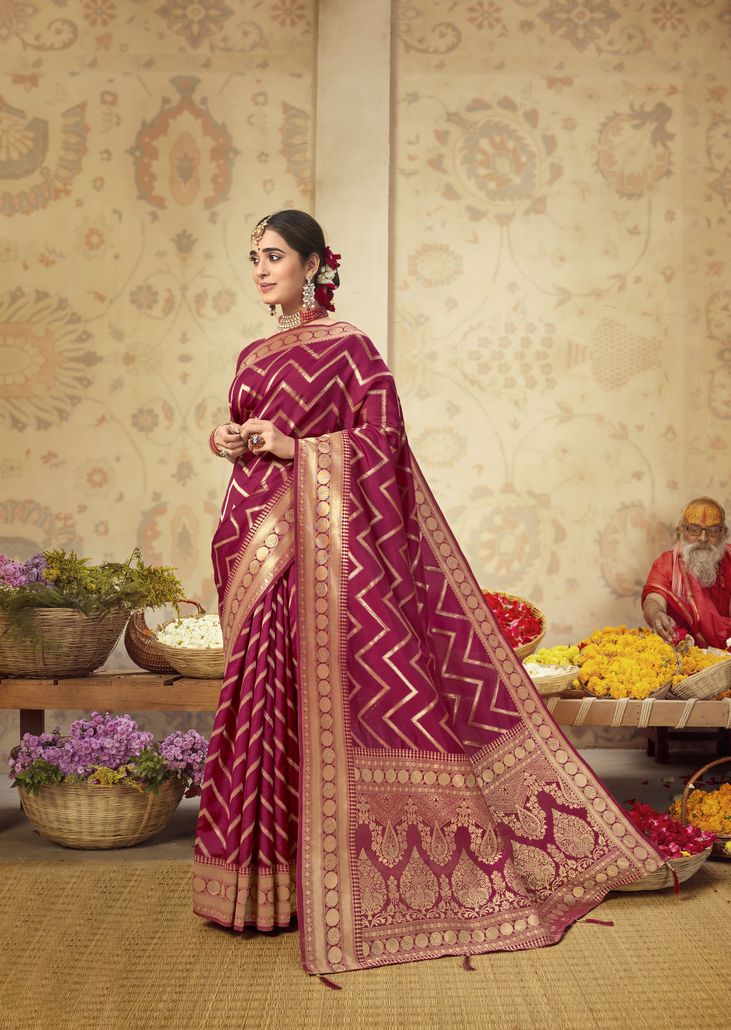 shakunt weaves kundali silk attractive saree catalog