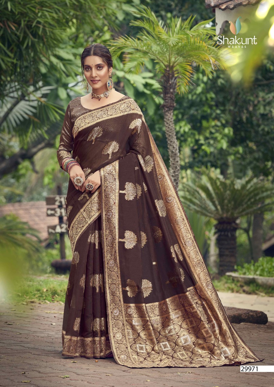 shakunt weaves mangalmukhi cotton gorgeous look saree catalog