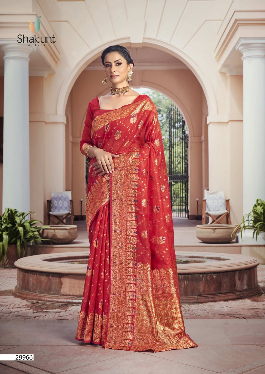 shakunt weaves nidisha cotton gorgeous look saree catalog