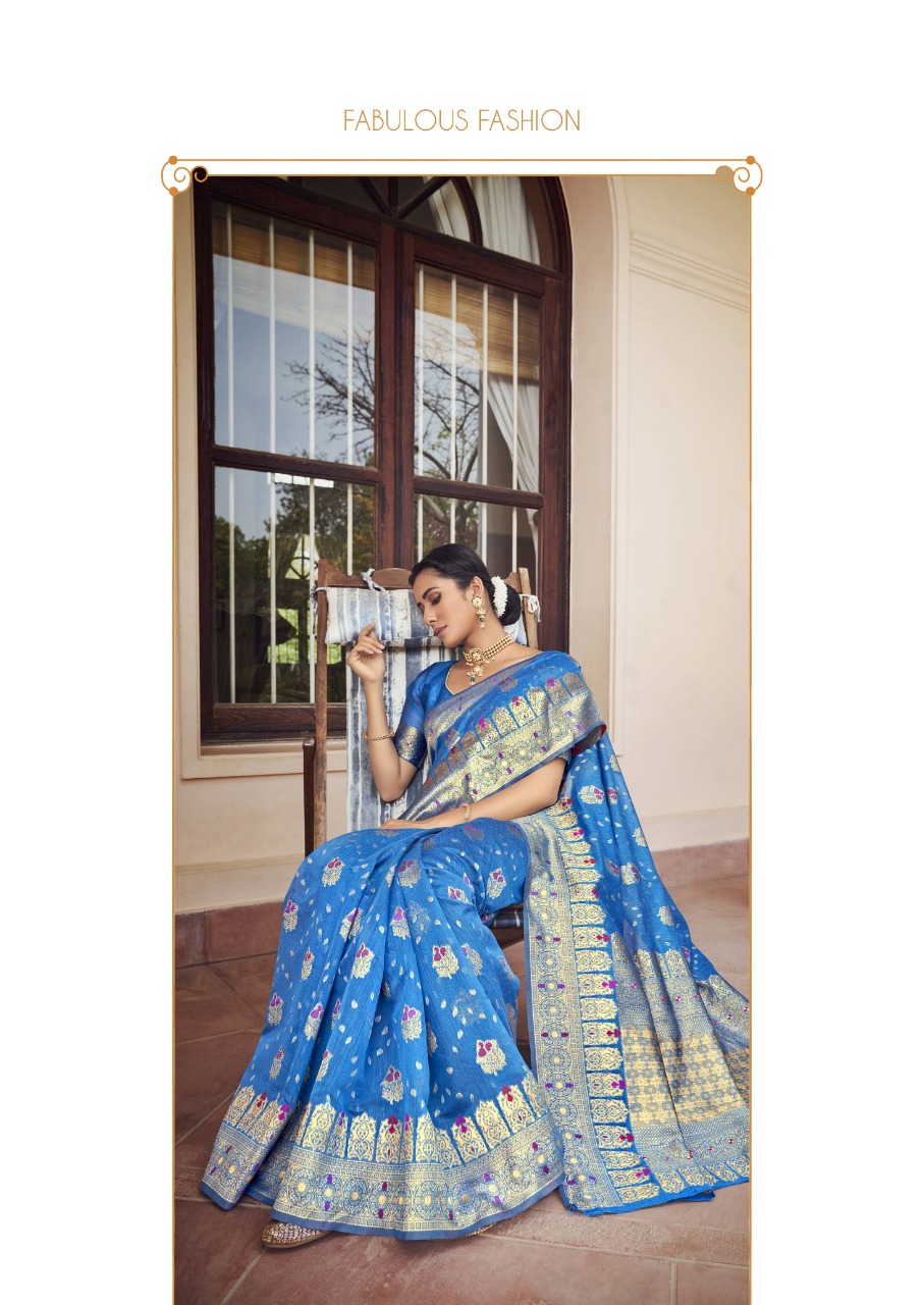 shakunt weaves nidisha cotton gorgeous look saree catalog