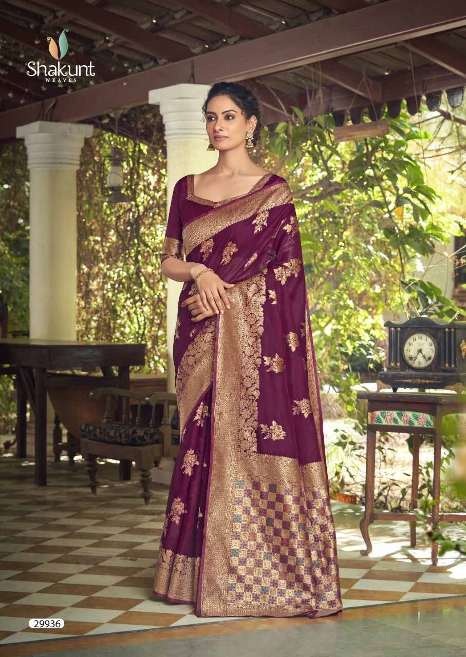 shakunt weaves preetma cotton decent look saree catalog