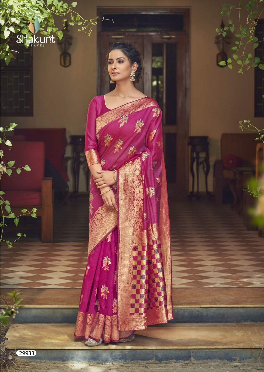 shakunt weaves preetma cotton decent look saree catalog