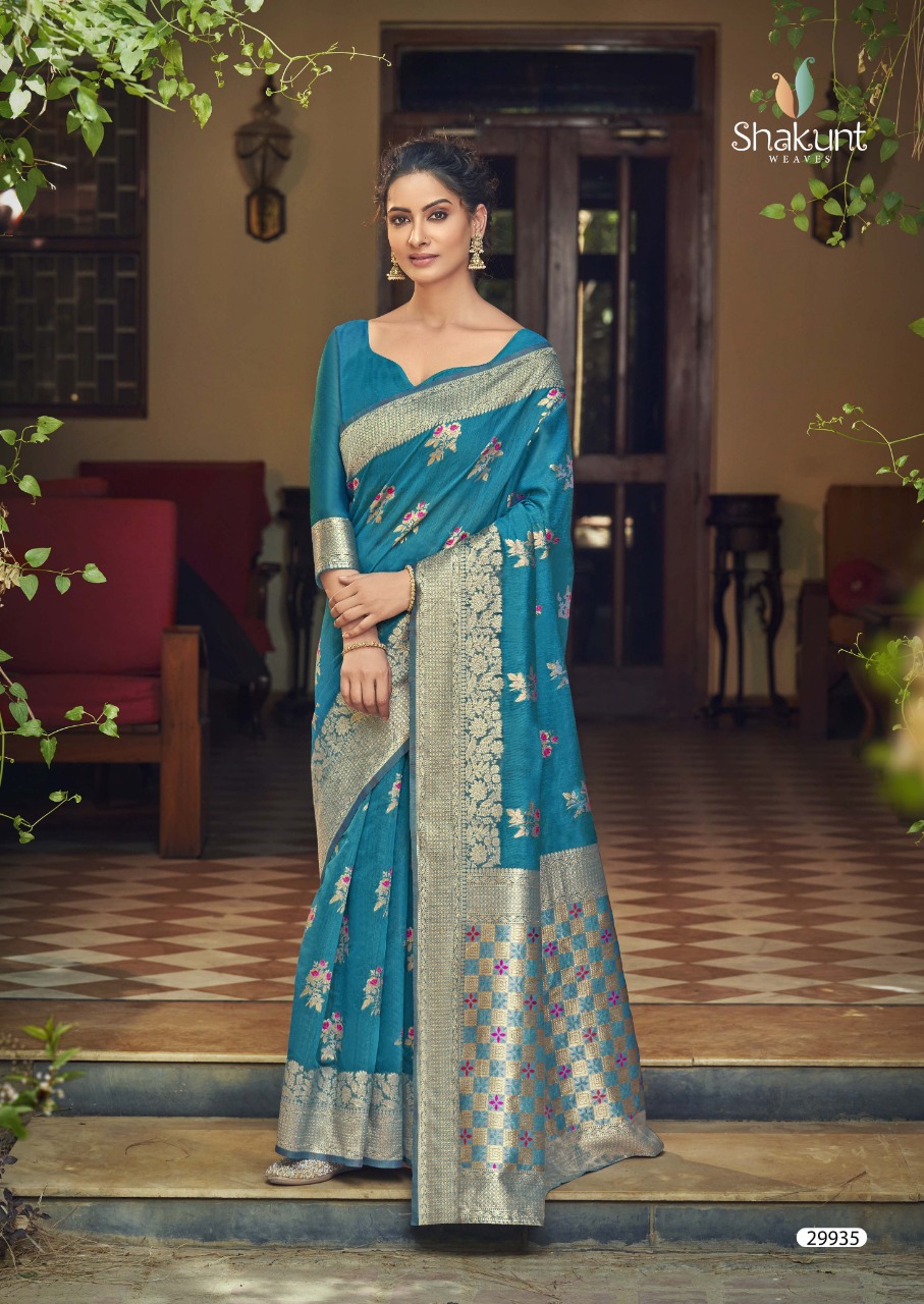 shakunt weaves preetma cotton decent look saree catalog