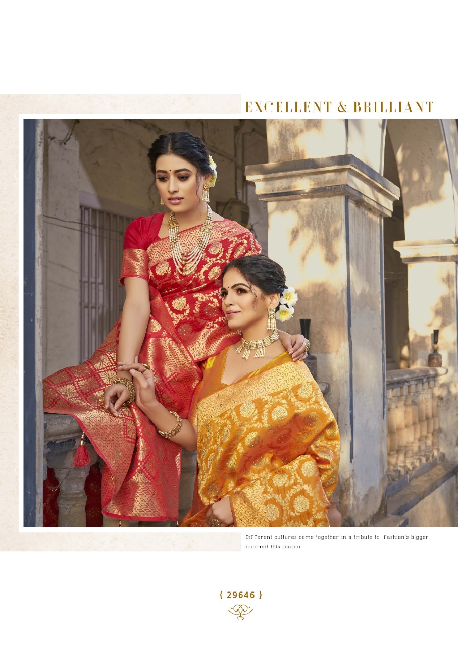 shakunt weaves sonika silk festive look saree catalog