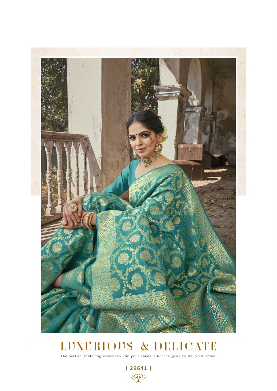 shakunt weaves sonika silk festive look saree catalog