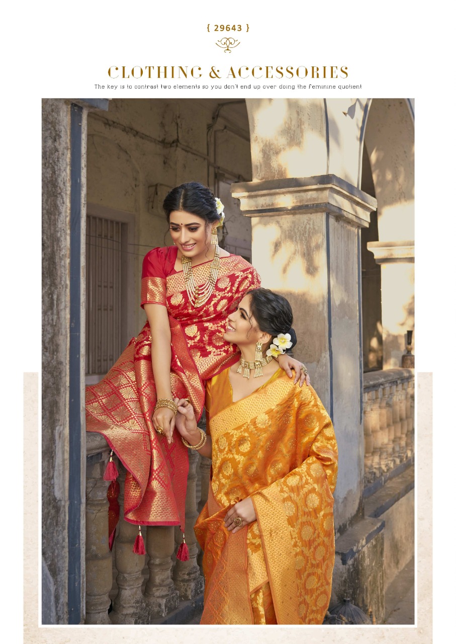 shakunt weaves sonika silk festive look saree catalog