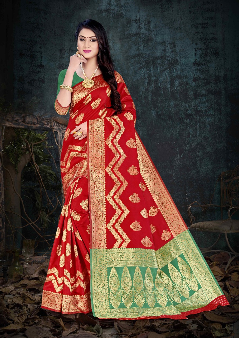 shakunt weaves surekha silk decent look saree catalog