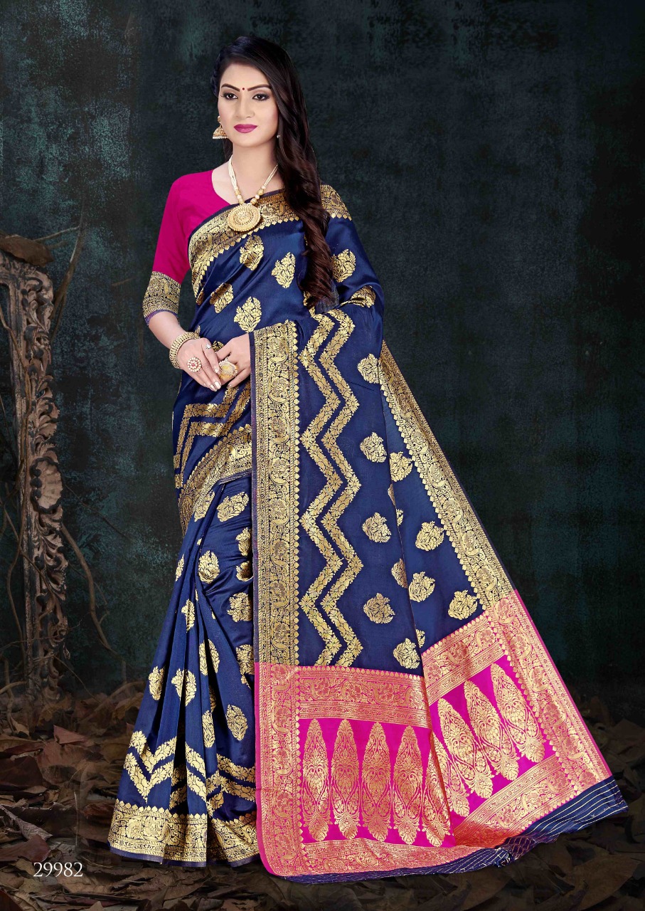 shakunt weaves surekha silk decent look saree catalog