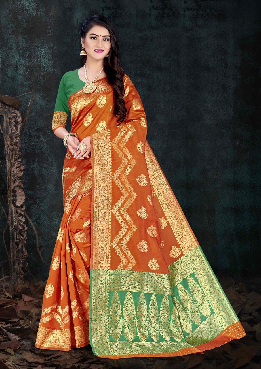 shakunt weaves surekha silk decent look saree catalog