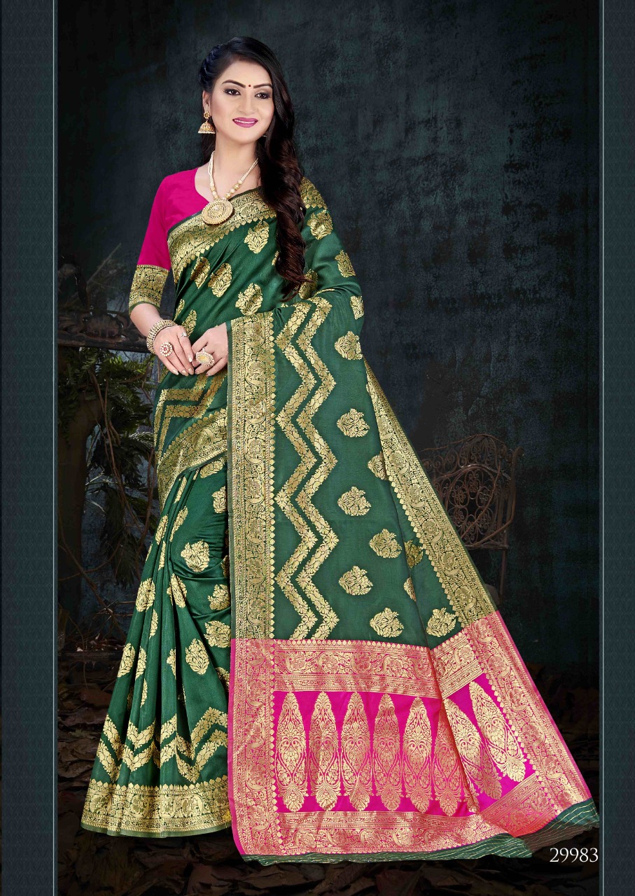 shakunt weaves surekha silk decent look saree catalog