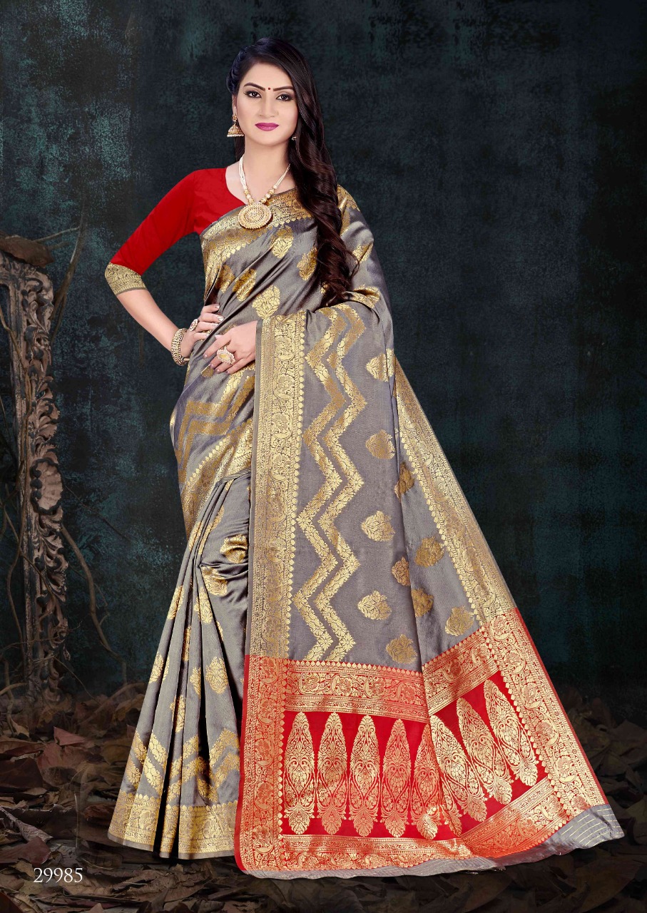 shakunt weaves surekha silk decent look saree catalog