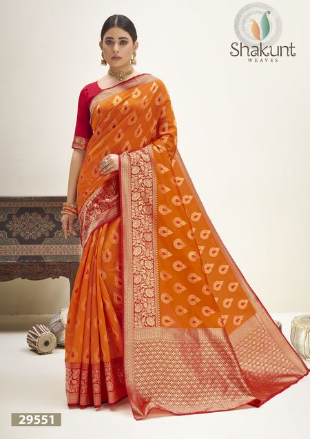 shakunt weaves Viharika art silk gorgeous look saree catalog