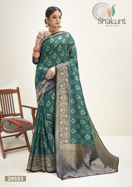 shakunt weaves Viharika art silk gorgeous look saree catalog