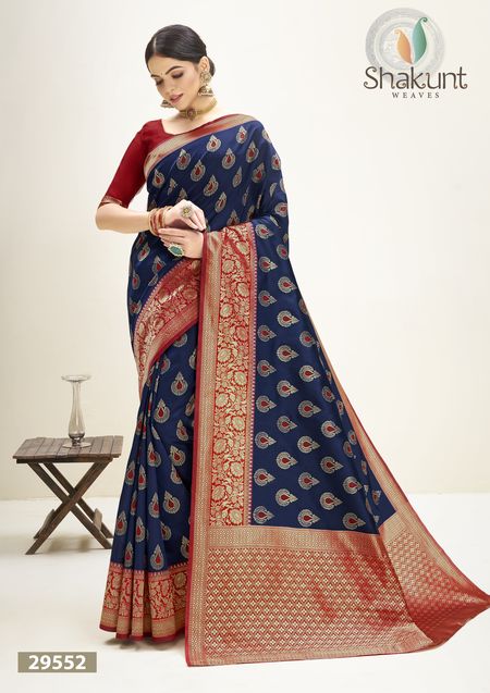 shakunt weaves Viharika art silk gorgeous look saree catalog