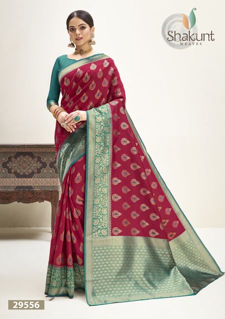 shakunt weaves Viharika art silk gorgeous look saree catalog