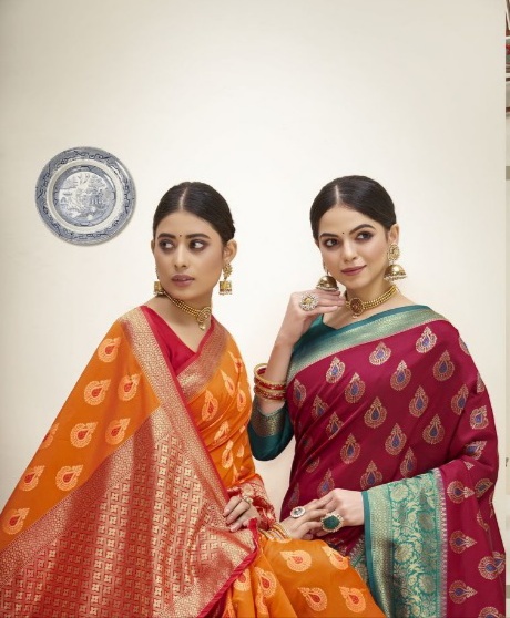 shakunt weaves Viharika art silk gorgeous look saree catalog